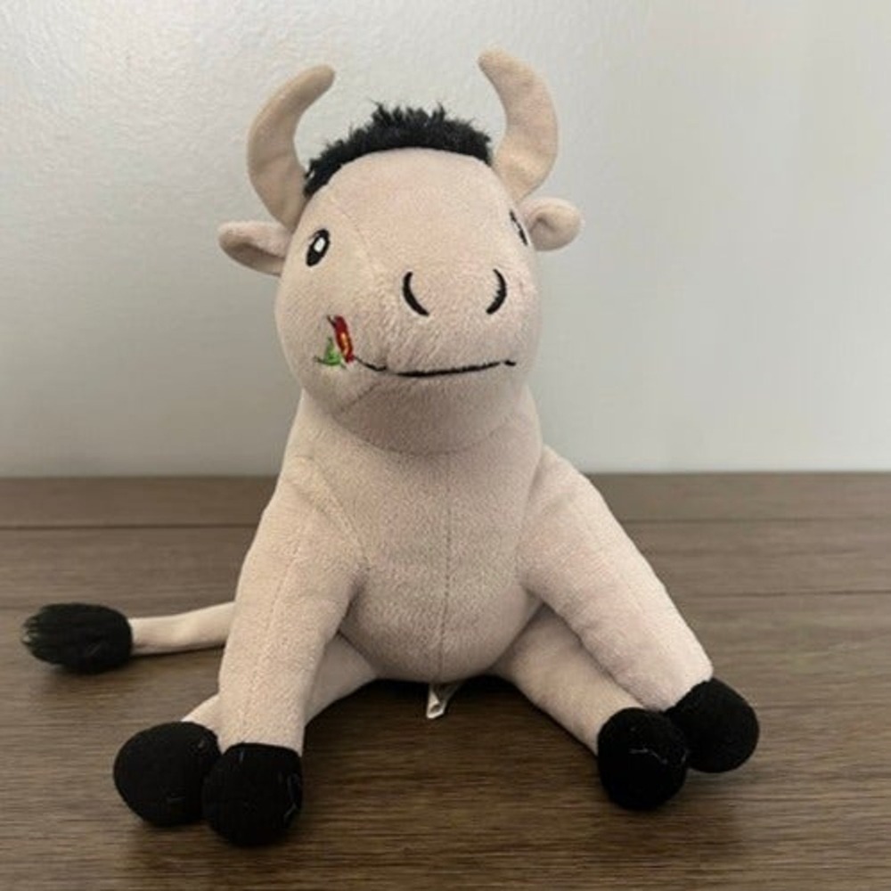 MerryMakers Ferdinand The Bull Plush 8 Inch Stuffed Animal Toy Book Character
